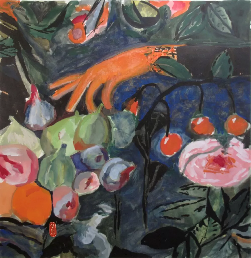 Une oeuvre de Virginie Houdet, peintre