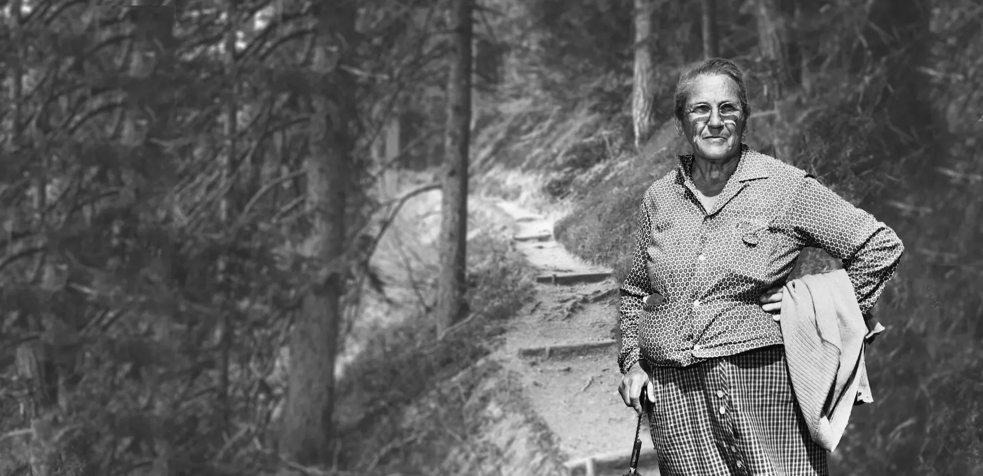 Grandma Gatewood en route