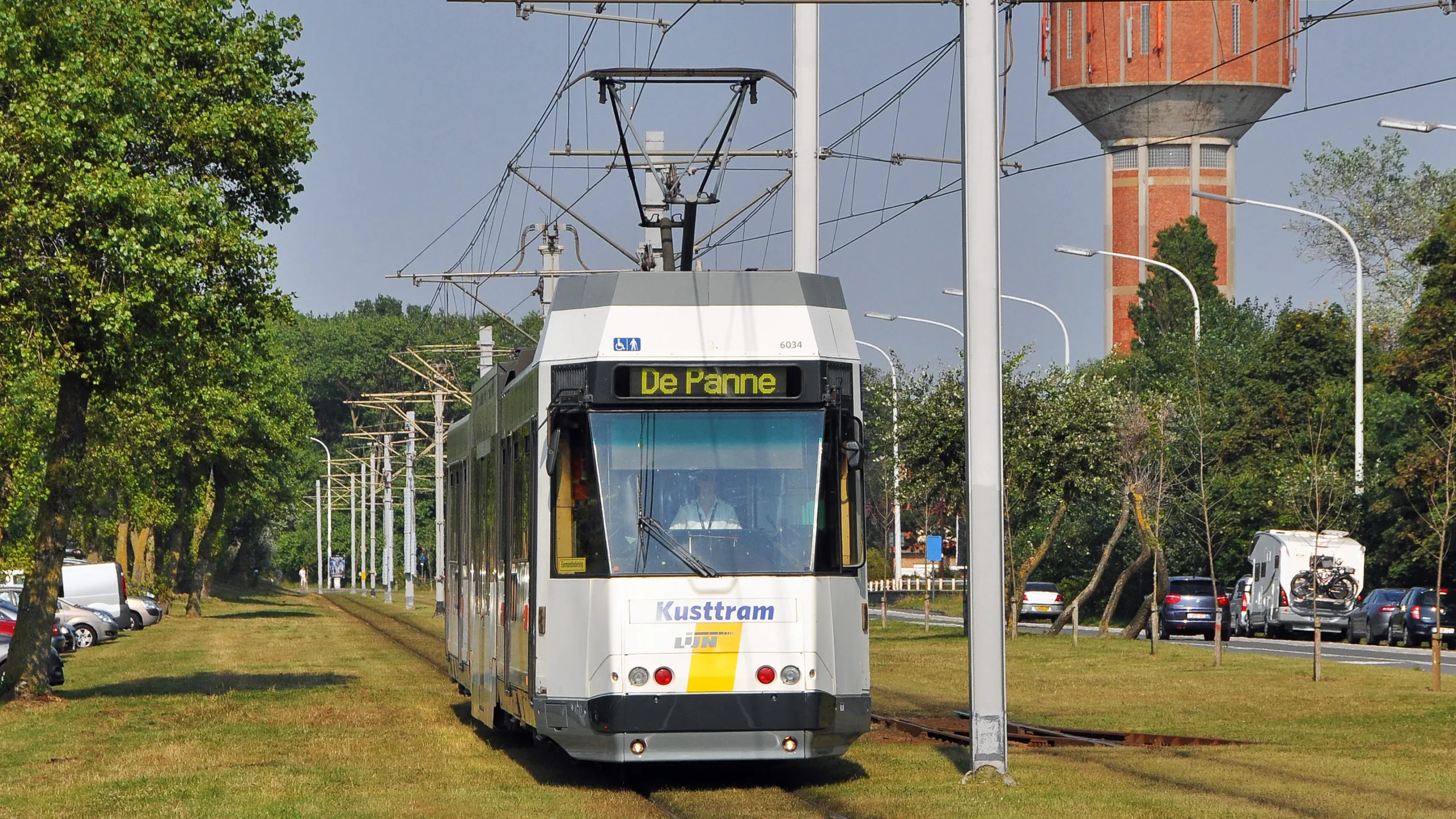Tram du Littoral à De Haan sur la côte belge