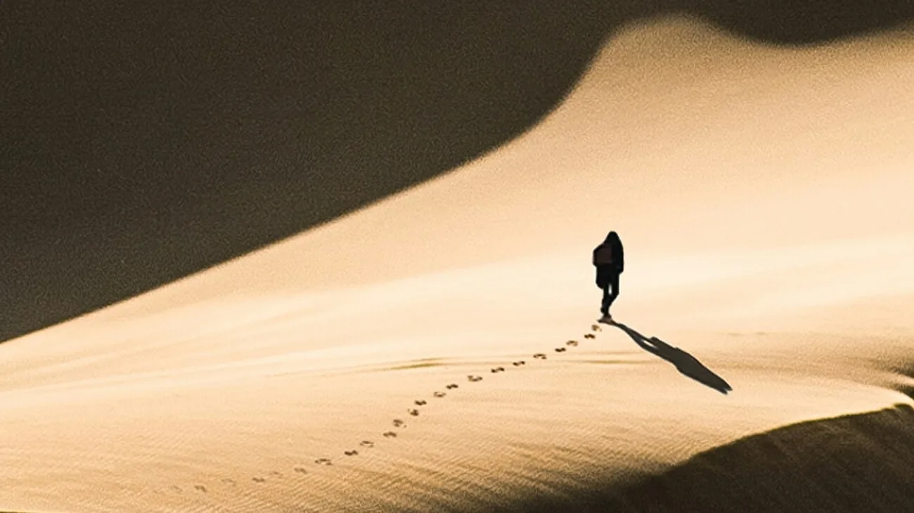 Walking in the desert (c) Dan Grinwis