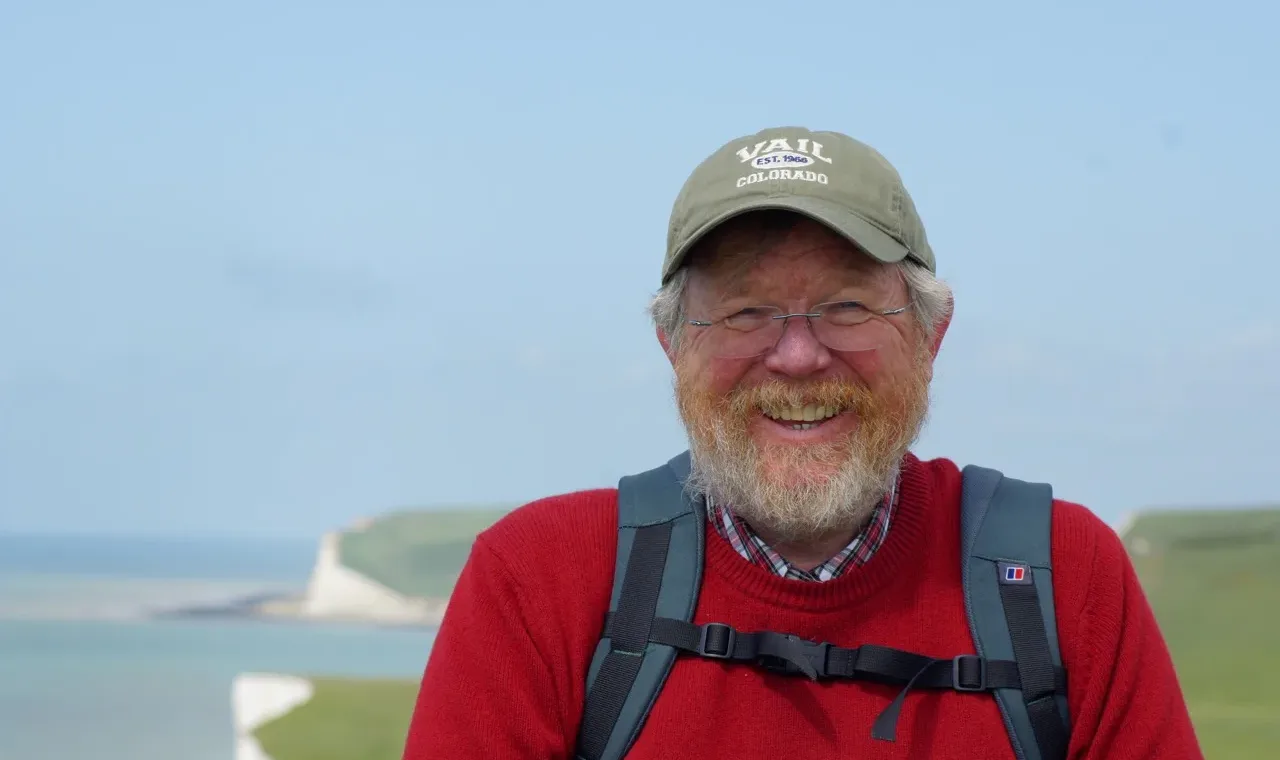 Bill Bryson in Dover (c) The National Churches Trust