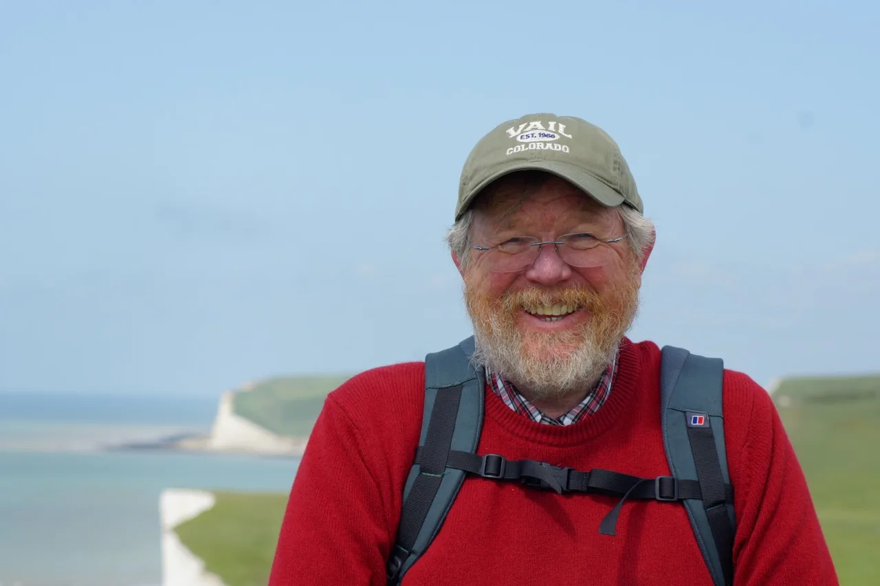 Bill Bryson in Dover (c) The National Churches Trust