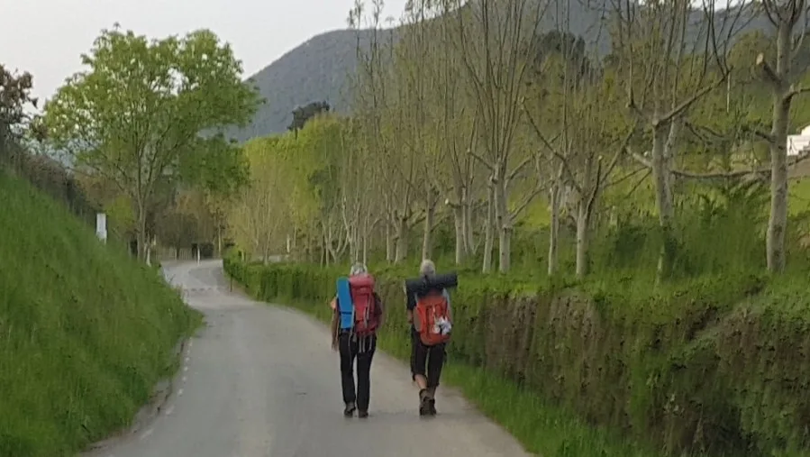 Maria et Bille, un couple d’Allemandes avec qui j’ai marché sur le chemin de Saint-Jacques-de-Compostelle en 2018