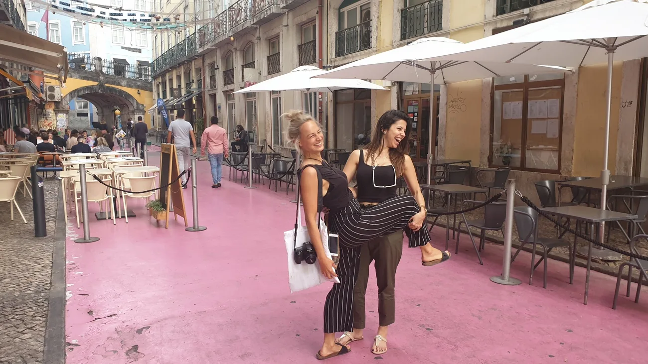 On a fait les fous sur Pink Street