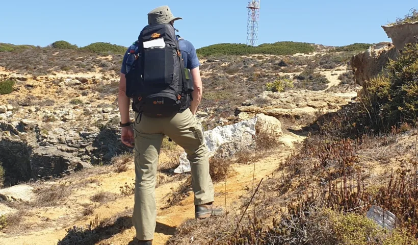 Moi, Sac au dos en mode "marcheur" (c Alain Demaret