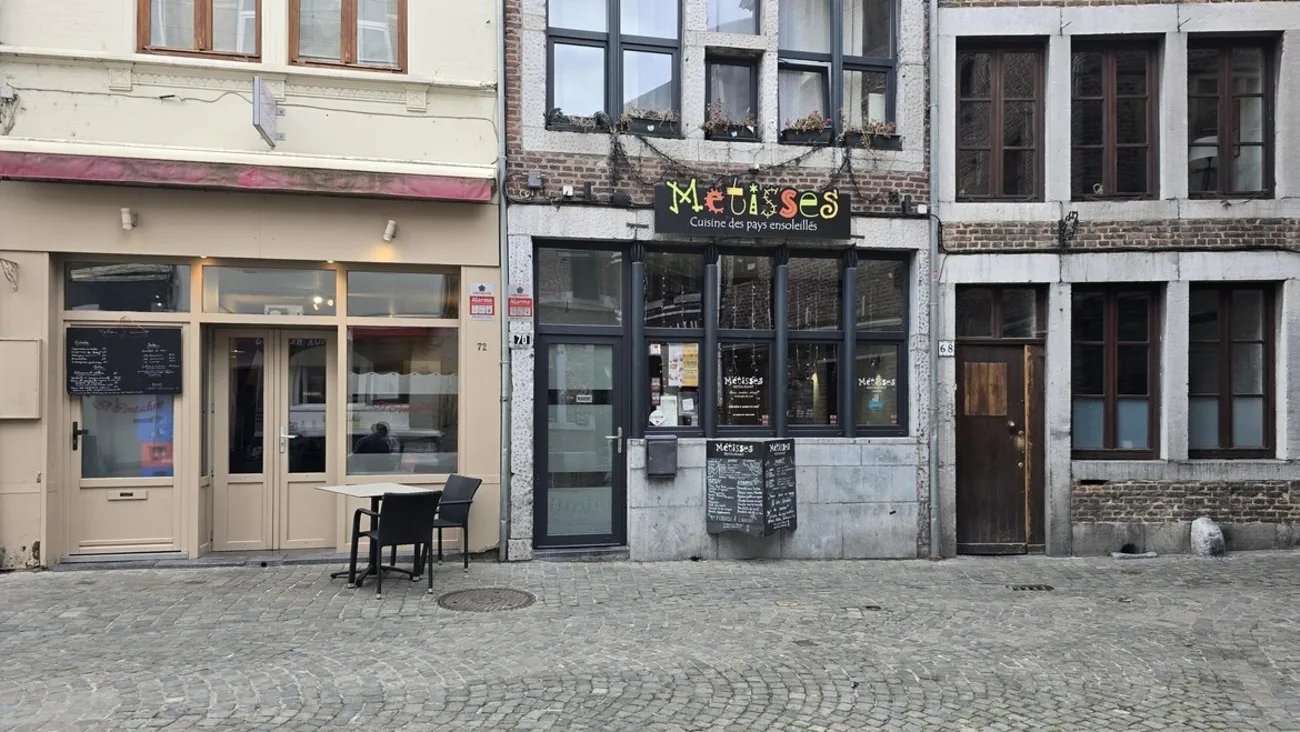 Restaurants et terrasses dans le quartier de Roture à Liège