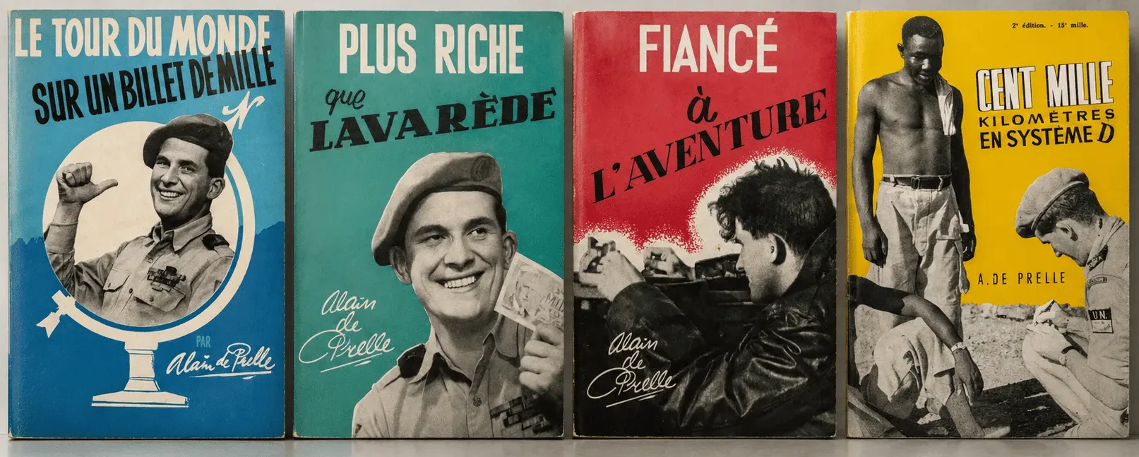 Quatre livres d'Alain de Prelle qui ont nourri mon envie de voyager